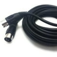 thumbnail image 3 of 6 Feet (ft) MIDI Cable with 5 Pin DIN Connector, Black (5 Pack), 3 of 4