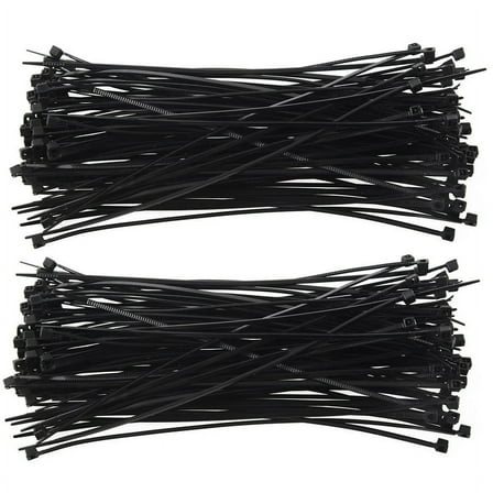 200 Pcs 150 X 1.8mm Electrical Cable Tie Wrap Nylon Fastening Black