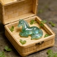 thumbnail image 2 of 2026 Clear Crystal Horse Figurine with Card, A Symol of Strength & Sweet, Desk Shelf Decor, Meditation Gift with Card for Family Friends, Blessing Decorative Gift, 2 of 6
