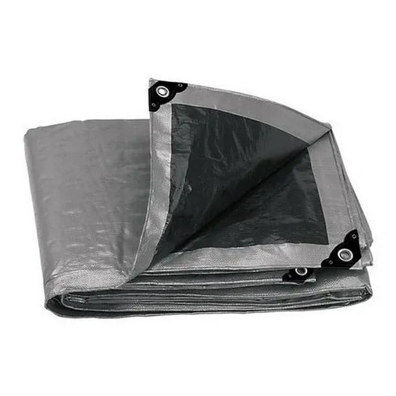 Lona Reforzada Gris 6 X 12 Mt Truper 15367 Truper LT-612