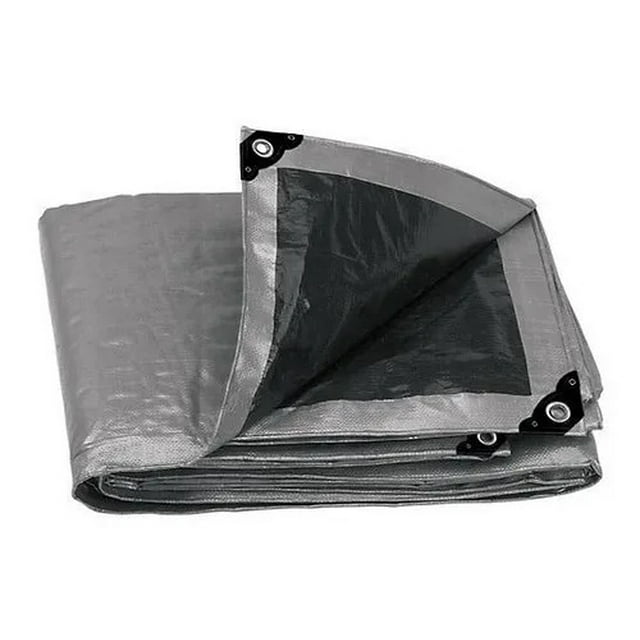 Lona Reforzada Truper Gris LT-914 9 X 14 Mt