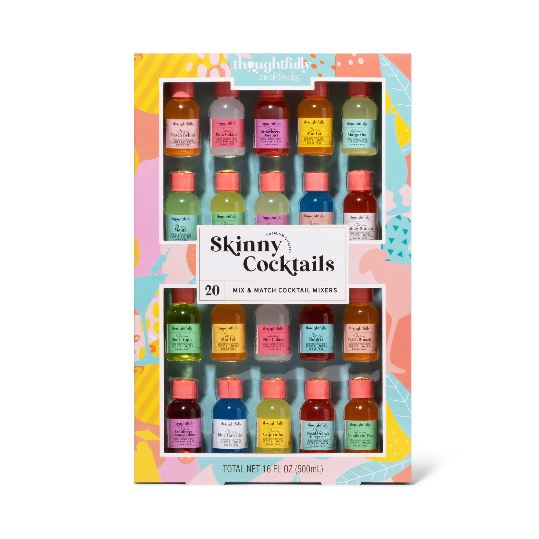Buy Thoughtfully Cocktails, Mix and Match Skinny Cocktail Mixers Gift ...
