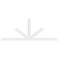 thumbnail image 2 of 96"W x 36"H x 2"D x 4"F, 9/12 Pitch, Saratoga Architectural Grade PVC Gable Bracket, 2 of 8
