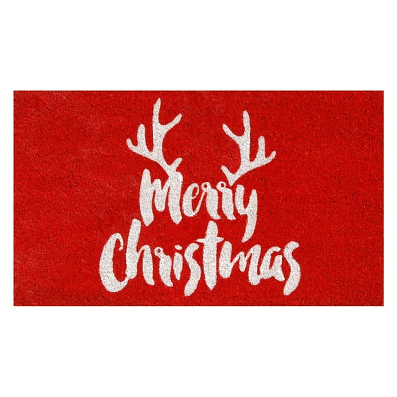 Momentum Mats Christmas Antlers Doormat