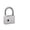 Silver, variant on Smart Fingerprint Padlock Waterproof Bluetooth App Control for Locker and Gate ,Easy DIY Installation