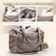 thumbnail image 3 of ILCOLPO - Bolsa pañalera tipo tote y mochila para mamás en el hospital o para viajar, con estuche para chupón y 10 bolsillos, diseño acolchonado y convertib, 3 of 6