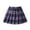 Purple, variant on REDARER Girls' Plaid Pleated Skirt Preppy Style Elastic Waist Mini Skirt for School & Performance,7-8 Years