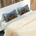 thumbnail image 7 of Halloween Pumpkin Cat Satin Pillowcase for Hair and Skin Silk Pillowcase, Standard Size(20x26 inches) - Slip Cooling Satin Pillow Covers with Envelope Closure（482） Home Decor Gifts, 7 of 7
