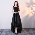 thumbnail image 4 of Vestido Vestido Estilo de mujer Vestido de noche negro atmosférico decente Vestido de fiesta elegante decente, 4 of 6