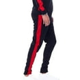 thumbnail image 3 of Rebel Minds Men Track Pants (Black Red), 3 of 5