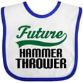 thumbnail image 3 of Inktastic Future Hammer Thrower Boys Baby Bib, 3 of 4