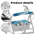 thumbnail image 5 of HELLHERO Christmas Snowman Rollator Walker Seat Back Cover Rollator Walker Seat Back Covers Reusable Breathable Machine Washable for Elderly Adults, 5 of 7