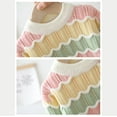 thumbnail image 7 of SGMVNU Sweaters for Boys Girls - Cute Rainbow Stripe Pullover Sweater Coat, Warm Outfit for Little Boys & Girls in Autumn Winter, Kids Knitwear Fall Outfits(Size 4-5 Years,Green), 7 of 7