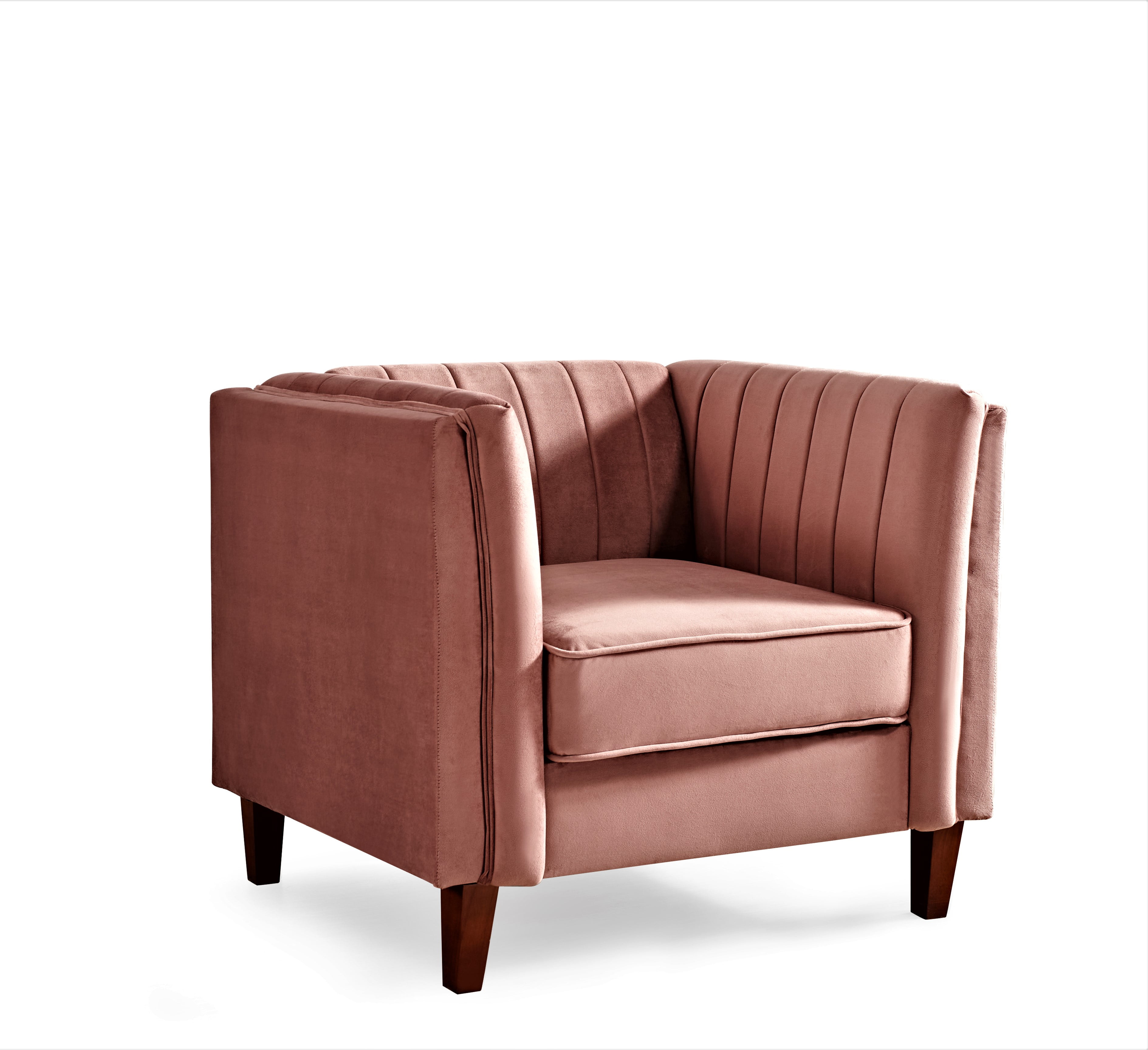 Plainfield Line Tufted Square Design Chair
