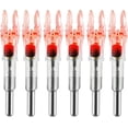 thumbnail image 1 of 6PCS X Lighted Nocks for Arrows with .204 .233 .244 .246 Inside Diameter with H, S, GT Bushings High-Visibility LED Arrow Nocks, ON/Off Switch Included, 1 of 7