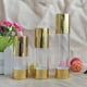 thumbnail image 2 of GOOHOCHY Botellas de viaje rellenables, dispensador de crema hidratante, botellas con bomba de viaje para artículos de tocador, 30ml, 3 uds., 2 of 8