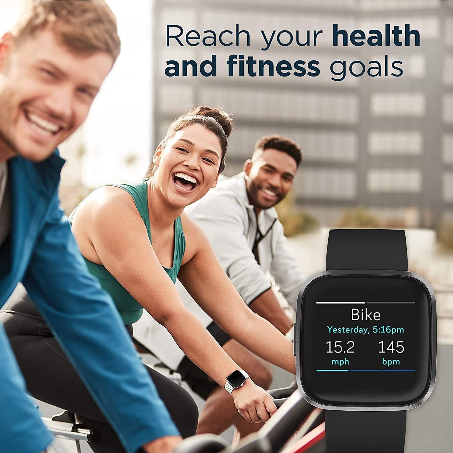 Fitbit Versa Health Fitness Smartwatch with Heart Rate Music