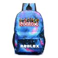 thumbnail image 1 of Roblox-mochila con cremallera para hombre y mujer, Bolsa Escolar con forma de diamante para estudiantes, bolso de ocio para ordenador y cuaderno, 1 of 4