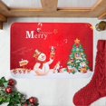 thumbnail image 3 of Felpudo navideño antideslizante para baño, alfombra para el suelo, alfombra absorbente para entrada, alfombra para el hogar, suministros para bañera, ducha, baño, 3 of 5