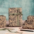 thumbnail image 4 of Kraft Greenwich Village Ravens Wrapping Paper Roll - Mini Roll - 17 Inch x 16.5 Feet - Vintage Forest Scenery Ravens Kraft Wrapping Paper for Birthday, Wedding, Halloween, 4 of 8