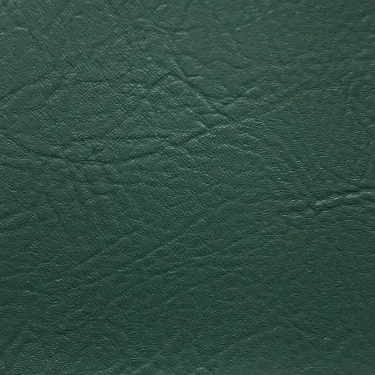 Ottertex 54 Vinyl 100% Polyester Faux Leather Craft Fabric By the Yard,  Forest Green