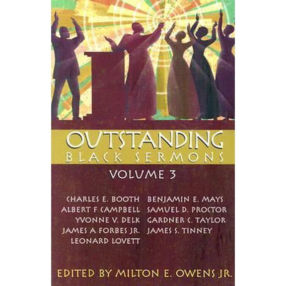 Pre-Owned Outstanding Black Sermons (3) (Paperback) 0817009736 9780817009731
