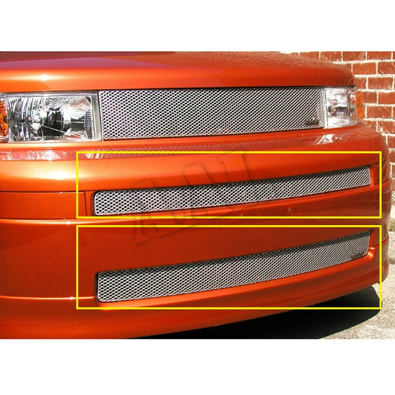 AAL Polished Mesh Grille Grill Insert For 2003 2004 2005 2006 2007