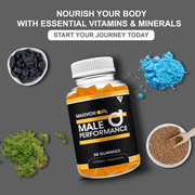 Maxivor Gummies, Maxvor Performance Gummy Supplement (1 Month Supply)