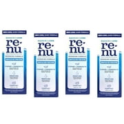 Renu Fresh Multi-Purpose Contact Lens Solution, Travel Size 2 Fl Oz (Pack Of 4)