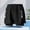 A_ Black, variant on YLSDY Men's 2 in 1 Running Shorts 5 inch Gym Athletic Workout Shorts with Liner Quick Dry with Back Zipper Pockets Gray L