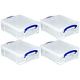 thumbnail image 1 of Really Useful Box 8.1L Storage Container with Clip Lock Handles (4 Pack), 1 of 9