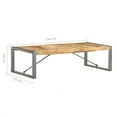 thumbnail image 4 of vidaXL Coffee Table 140x70x40 cm Rough Mango Wood, 4 of 5