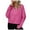 Hot Pink, variant on BLCHUNen Sweatshirts for Women Half Zip up Pullover Long Sleeve Half Cardigan Home Workout Gym Active Elastic Sports Casual Tops