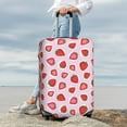 thumbnail image 3 of Lsque Hand Drawn Strawberry Printed Luggage Cover, Travel Luggage Protector,Scratch and Dirt Resistant, Fits 18-32 Inch Luggage -, 3 of 9