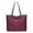 Purple, variant on Xfvqtps Womens Tote Handbags Solid Color Simplicity Large Capacity Fashion Lightweight Portable Commuting Shoulder Bag Black