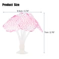 thumbnail image 2 of Soft Silicone Glowing Aquarium Simulation Coral with Sucker Aquatic Artificial Coral Pink, 2 of 7