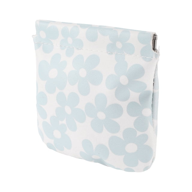Bolsos Únicos 1 Pc Bolsa Cosmética para Mujeres con Cierre a Presión para Vacaciones y Actividades al Aire Libre Azul PU