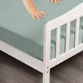 thumbnail image 3 of Lipstore 2Pcs Bassinet Sheets Breathable Decor Mattress Cover for Nursery Room Indoor, 3 of 8