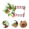 thumbnail image 2 of Weiweiguan 1 Set Simulation Fence Tree Model Decor Simulated Fence Micro Landscaping Fence Decor, 2 of 6
