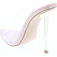 thumbnail image 3 of Bella Marie Womens Addy-1 Fashion Lucite Transparent High Heel Dress Shoes, 3 of 7