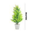 thumbnail image 3 of Decorations Simulation Small Pinaster Cedar Artificial Pinaster Cedar Leaf Simulation Green Bonsai Living Room Potted Small, 3 of 9