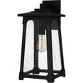 thumbnail image 2 of Quoizel Drescher 1-Light Matte Black Outdoor Wall Lantern, 2 of 7