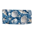 thumbnail image 2 of Amzcrzy Polyester Ocean Elements Beach Towel Oceans-Themed Beach Towel Starfishs Seashells and Sea Turtle Fast-Drying Absorbent Bath Towel Microfiber Beach Towel Non-Functional Blankets, 2 of 6