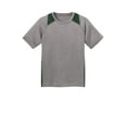 thumbnail image 5 of Sport-Tek Youth Heather Colorblock Contender Tee-M (Vintage Heather/ Forest Green), 5 of 5