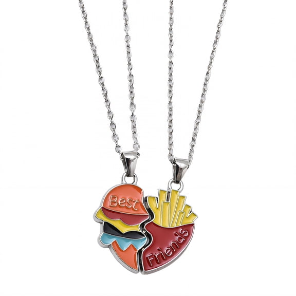 DESIGNICE 2026 New 2Pcs Silver Necklace Thin Structure Cute Necklace for Women Chain Softness Mom Necklace for Women for Daily Wear Gift Multicolor