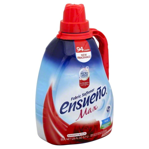 Ensueno Max Floral Fabric Softener, 125 Oz (Pack of 4)