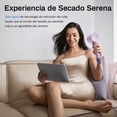 thumbnail image 3 of Laifen Secador De Pelo Iónico,4 Temperatura Ajustable/2 Velocidades,3 Boquillas Magnética,control Termo Inteligente-Morado, 3 of 10