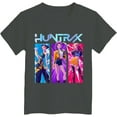 thumbnail image 4 of K pop Demon Chandail pour Filles, T-Shirt Graphique Mignon avec Dessin Animé, T-Shirt Tendance et Drôle, Chandail pour Enfants, Hauts Roses, Manches Courtes, Col Ras du Cou, 4 of 4