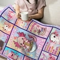 thumbnail image 5 of Axolotl Throw Blanket Ultra Soft Just A Girl Who Loves Axolotl Flannel Blanket Lightweight Cozy Blankets Gift for Women and Men Couch Sofa Bed 80" x 60", 5 of 7