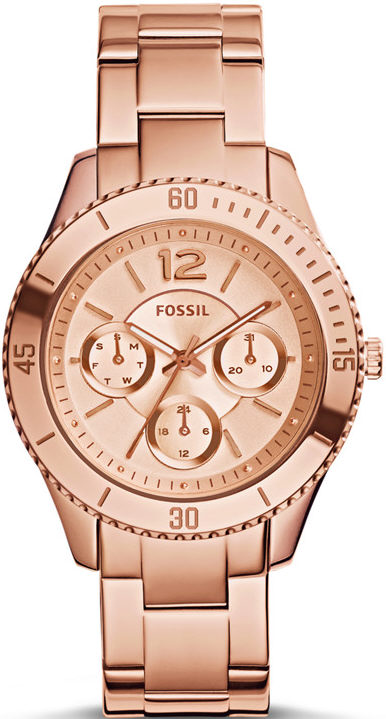 Women's ES3815 Rose Gold Stainless 